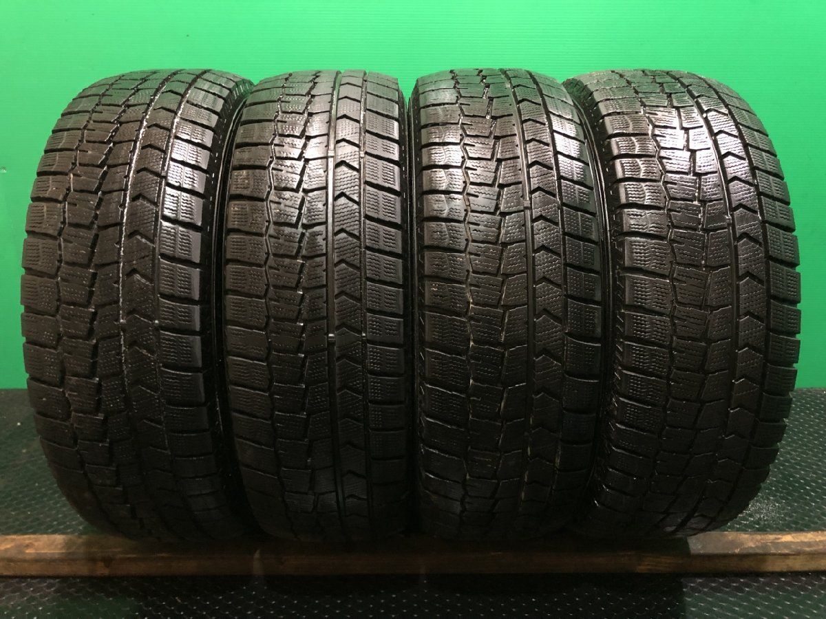 DUNLOP WINTER MAXX WM02 215/65R16 16インチ スタッドレス 4本 21年製 バリ溝 アルファード ヴェルファイア等　 (MTF423)