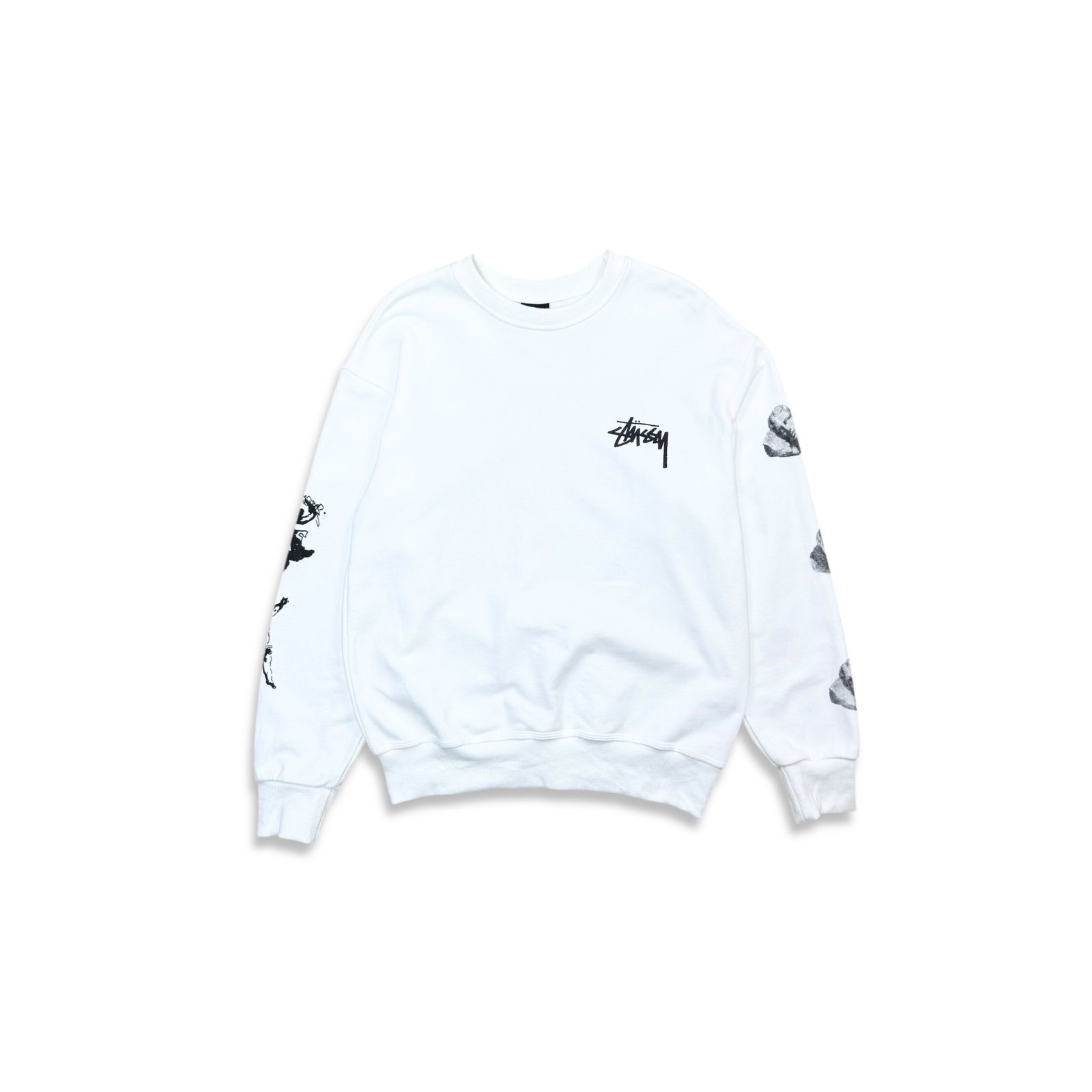 オールドステューシー エンジェルグラフィックスウェットシャツ