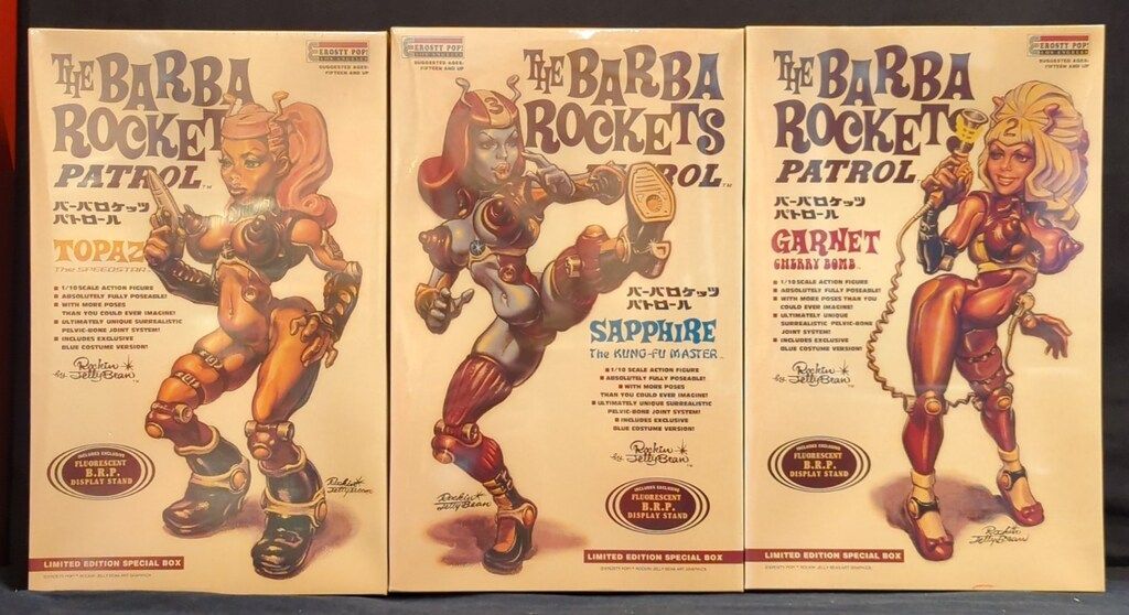 EROSTYPOP 1/10スケール THE BARBA ROCKETS PATROL 全3種セット セット 