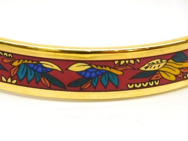 エルメス　エマイユバングル　レッドゴールド エルメス エマイユバングル レッドゴールド 【公式通販】