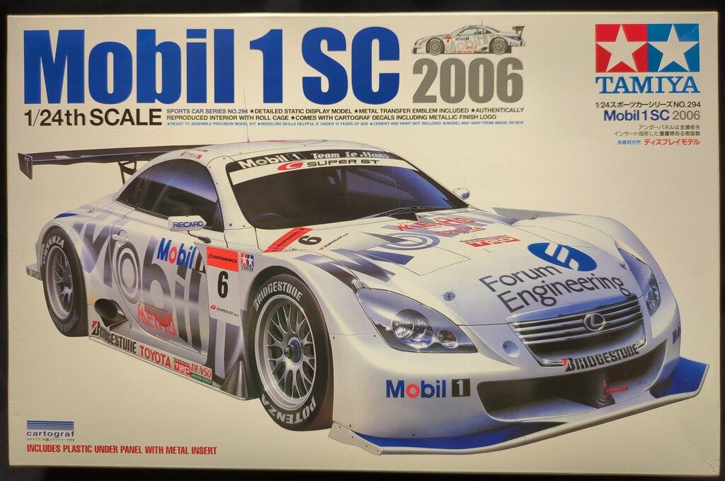 【貴重】タミヤ Mobil 1 SC 2006 1/24 スポーツカーシリーズ 1/24 スポーツカーシリーズ Mobil 1 SC 2006 タミヤ模型