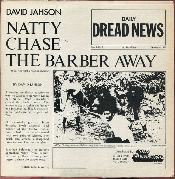 米LP David Jahson Natty Chase The Barber Away NONE Top Ranking Sounds /00260 米LP David Jahson Natty Chase The Barber Away NONE Top Ranking