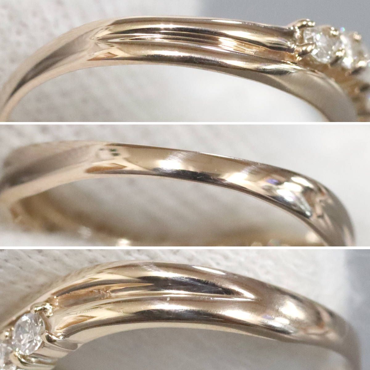 K18ダイヤモンドリング 0.50 2.1g #11 ピンクゴールド 4月誕生石  