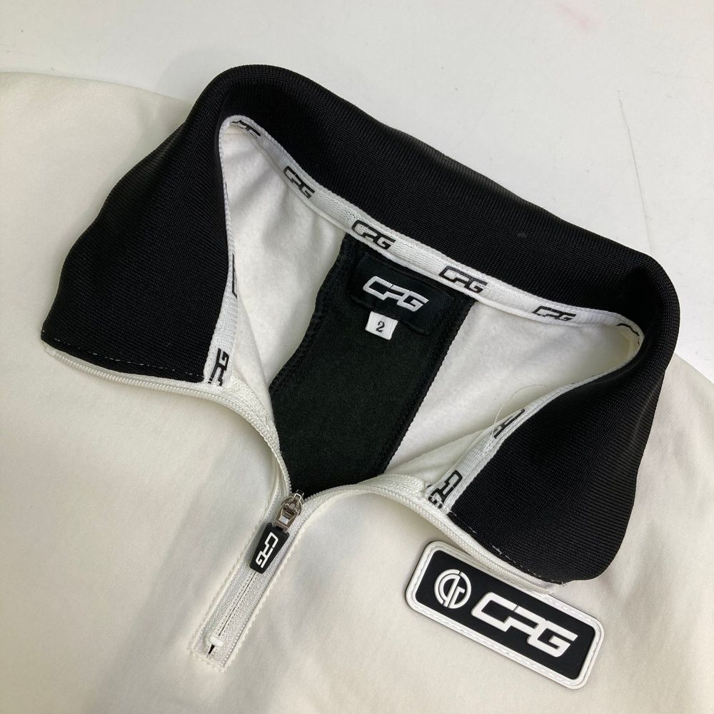 CFG レディース ゴルフシャツ ハーフジップ サイズ2 シーピージーゴルフ CFG レディース ゴルフシャツ ハーフジップ サイズ