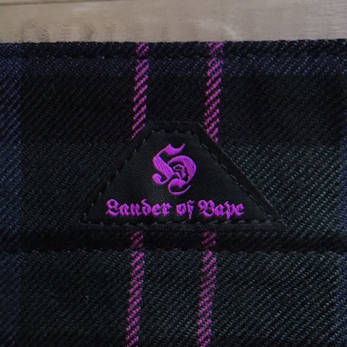 wtaps × BAPE チェック ハンドバッグ a bathing ape tote bag トート 
