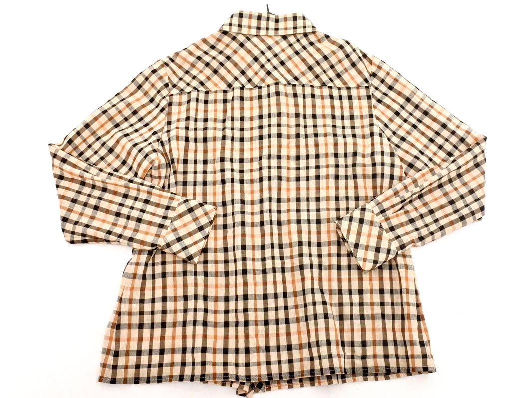 Daks ダックス ワイシャツ クレリックシャツ 39 サイズ DAKS ダックス ウール100％ チェック タック シャツ size42