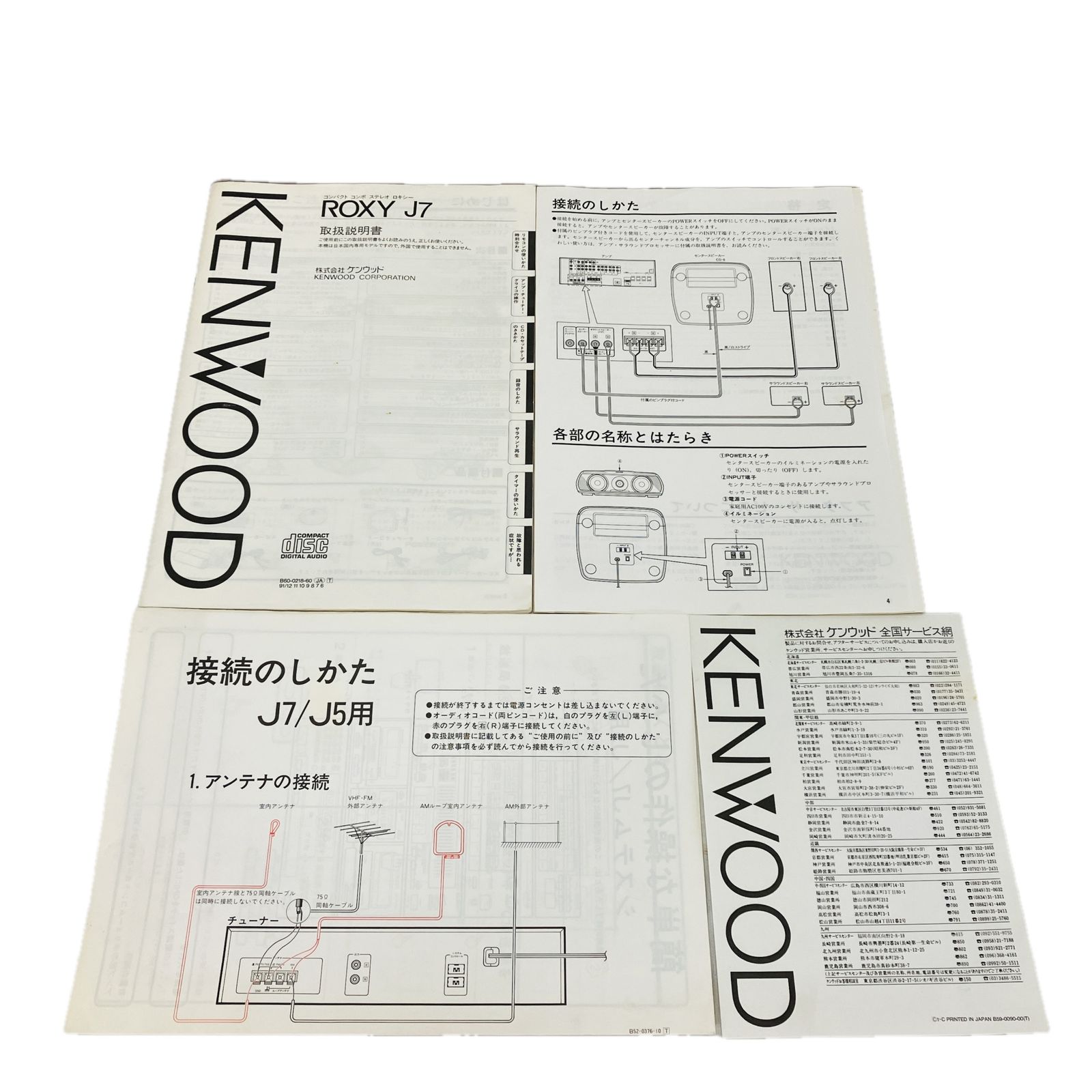 KENWOOD ROXY J7 システムコンポ CS-6 T7i A-7i GE-7i X-7i DP-7i S-7i ケンウッド スピーカー オーディオ ジャンクC10506488