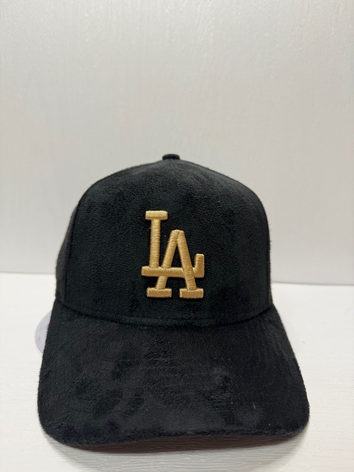 ニューエラ ブラックレザーキャップ ロサンゼルスドジャース 9FORTY