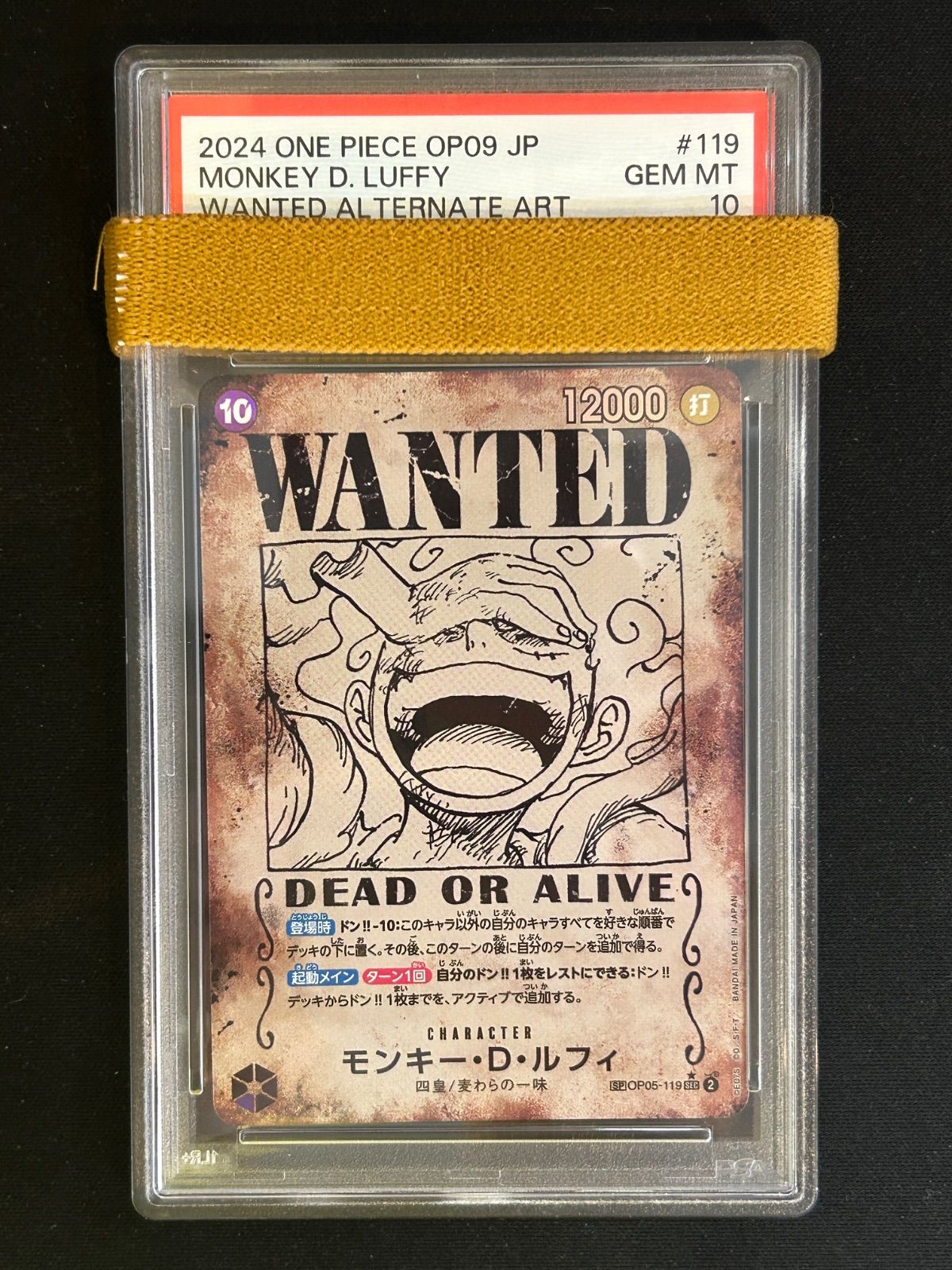 PSA10】モンキー・D・ルフィ 手配書 OP05-119 ニカルフィ 【公式通販】