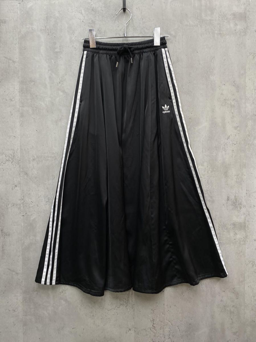 adidas アディダス FL0039 LONG SATIN SKIRT サイドライン