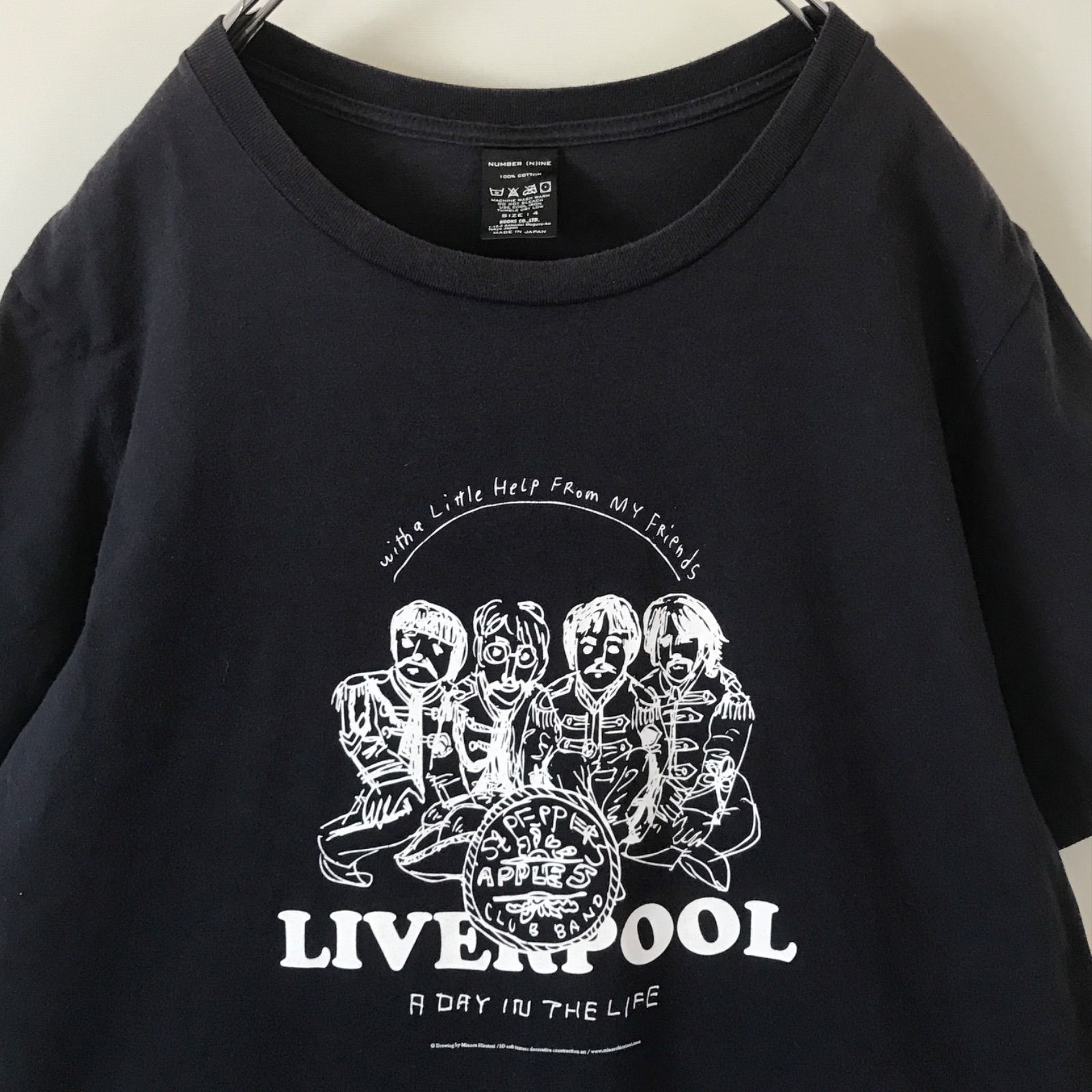 NUMBER (N)INE ナンバーナイン☆平谷実☆3DアートTシャツ☆LIVERPOOL