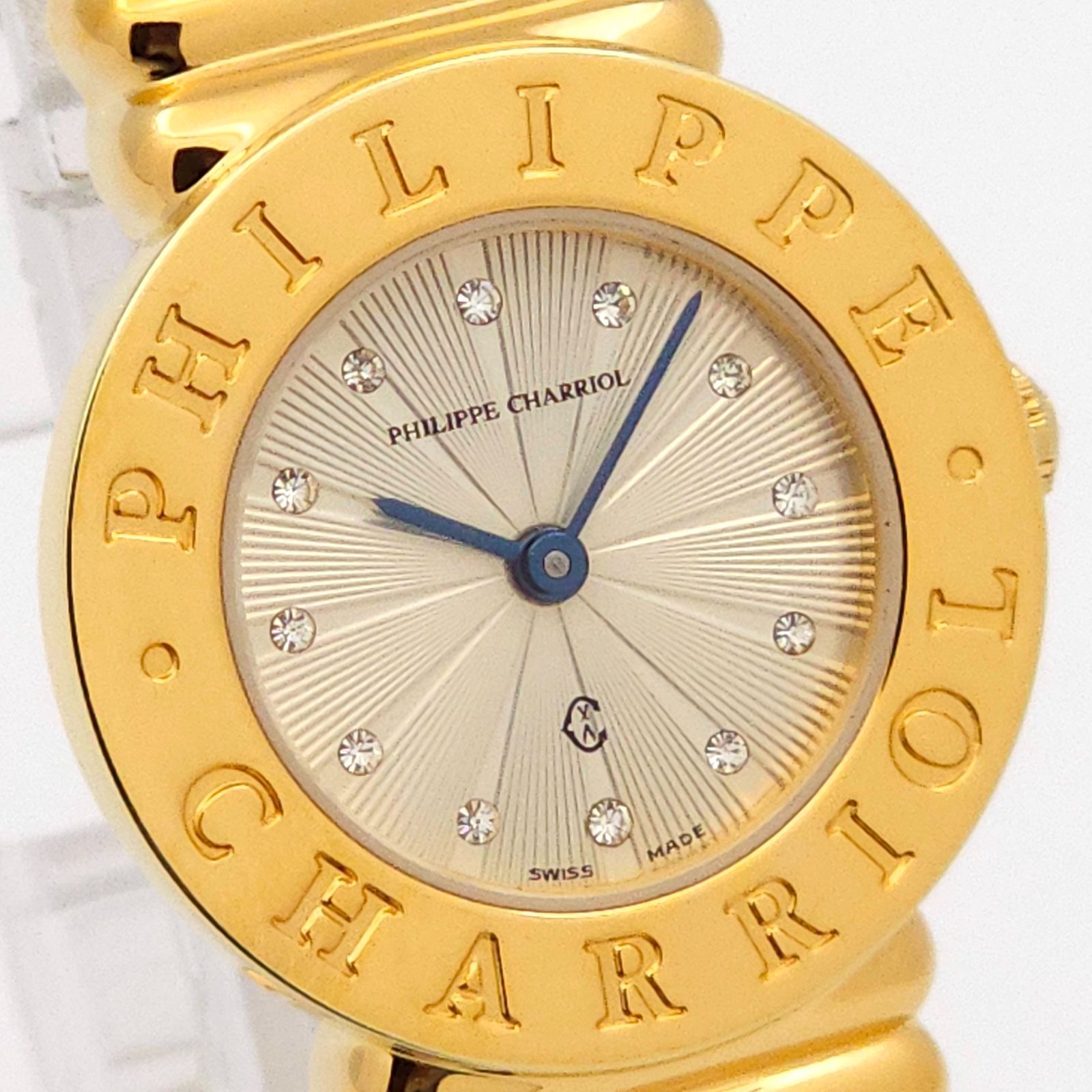 ☆美品 PHILIPPE CHARRIOL フィリップシャリオール サントロペ 7007901 