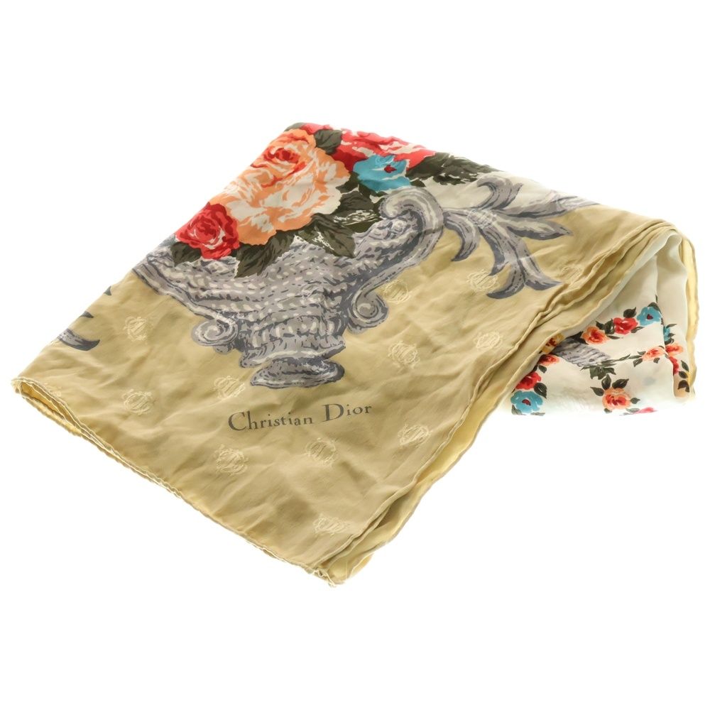 美品　クリスチャンディオール ChristianDior 大判　スカーフ　ロゴ 楽天市場】クリスチャンディオール Christian Dior スカーフ
