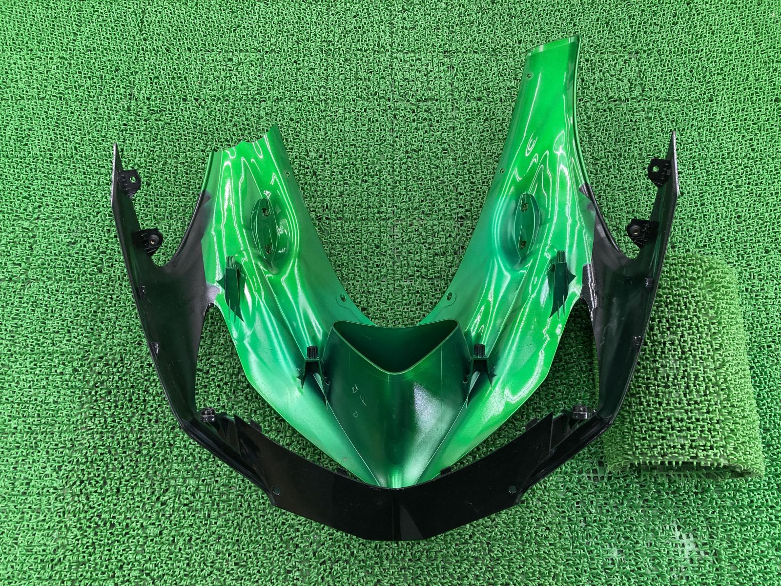 ZX-14R アッパーカウル 緑M/黒M 55028-0438 カワサキ 純正 中古 バイク