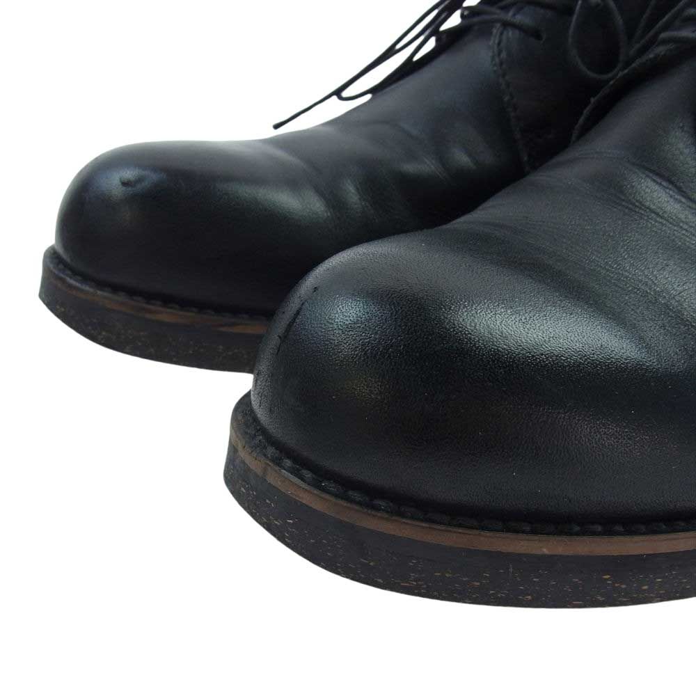 PADRONE パドローネ その他靴 PU7358-2033-16A DERBY PLAIN TOE SHOES レザー ダービー プレーントゥ  シューズ ブラック系 40【中古】