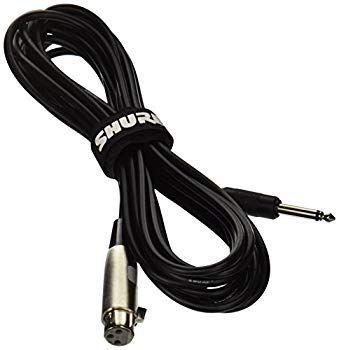 SHURE マイクケーブル 6.1m XLR3ピン メス クローム ⇒フォーンプラグ C20AHZ cm3dmju