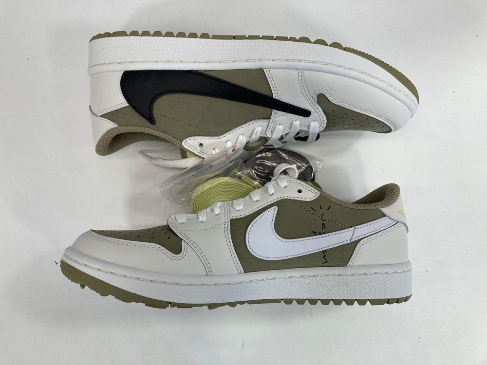 NIKE - [NIKE] 26cm トラヴィス スコット×エアジョーダン  ゴルフ NIKE X TRAVIS SCOTT AIR JORDAN 1 LOW GOLF NRG - Spyder