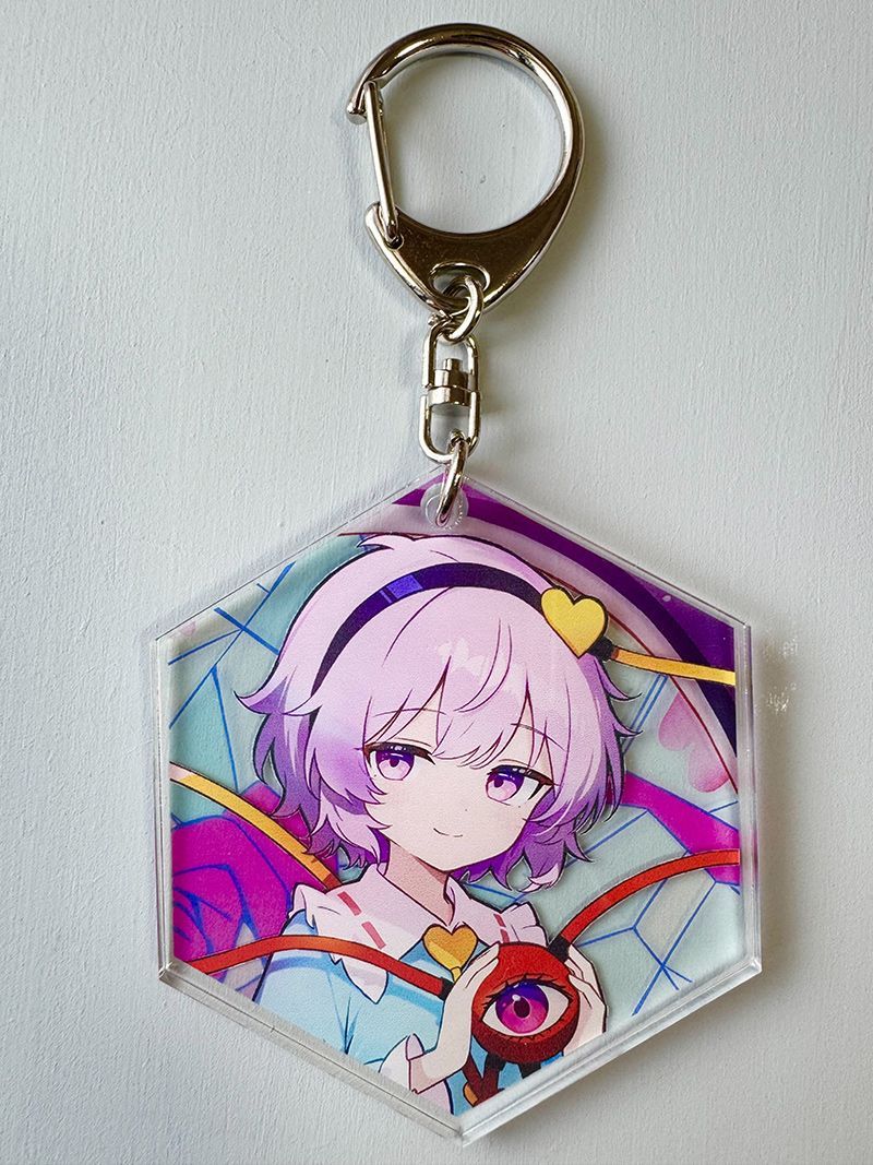 東方　こいし　さとり　アクリルキーホルダー　アクリルスタンド　まとめ売り 東方project 古明地さとり 古明地こいし キーホルダー セット
