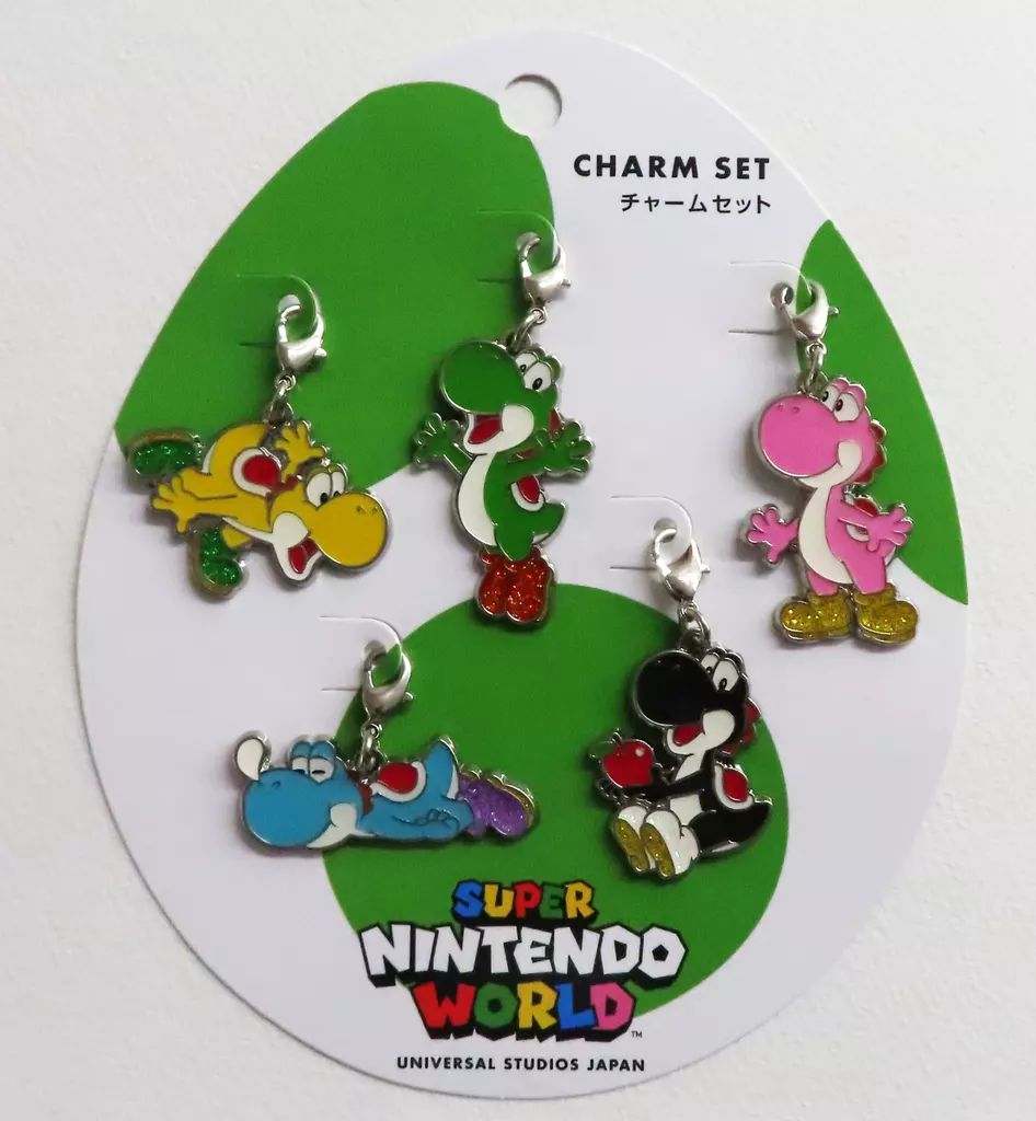 中古】雑貨 ヨッシー チャーム5個セット 「スーパーマリオ