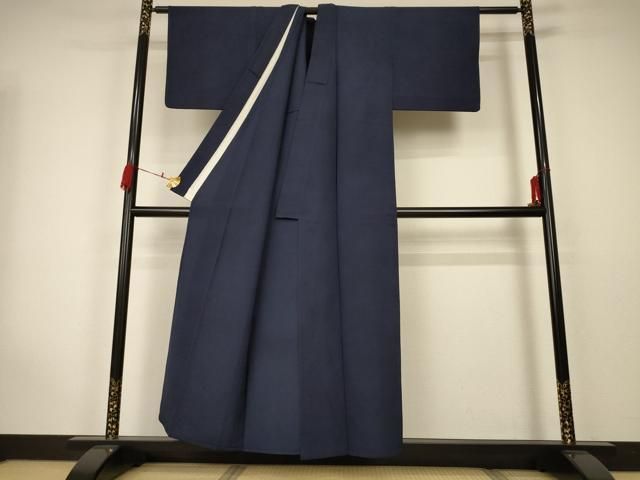 平和屋着物＊夏物 色無地 絽 霞紋紗 褐返色 正絹 逸品