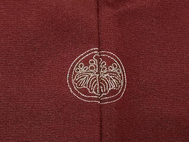 新品 未使用 洗える着物 葡萄 平和屋着物＊夏物 色無地 紗 葡萄茶色