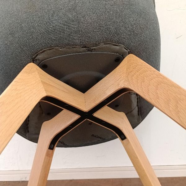 グレー ダイニングチェアー