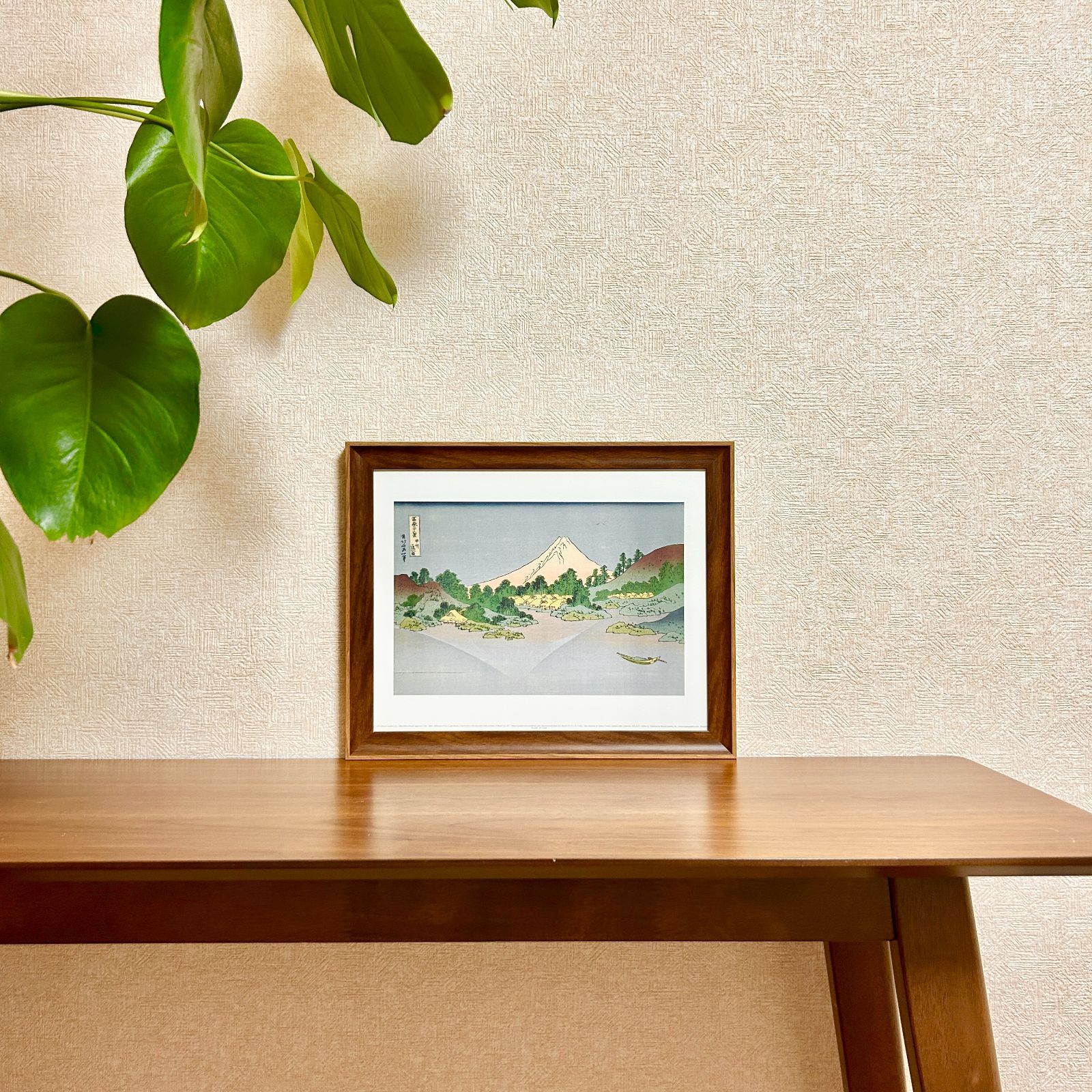 新品☆額縁付アートポスター☆日本画☆侘び寂び☆雅☆風景画