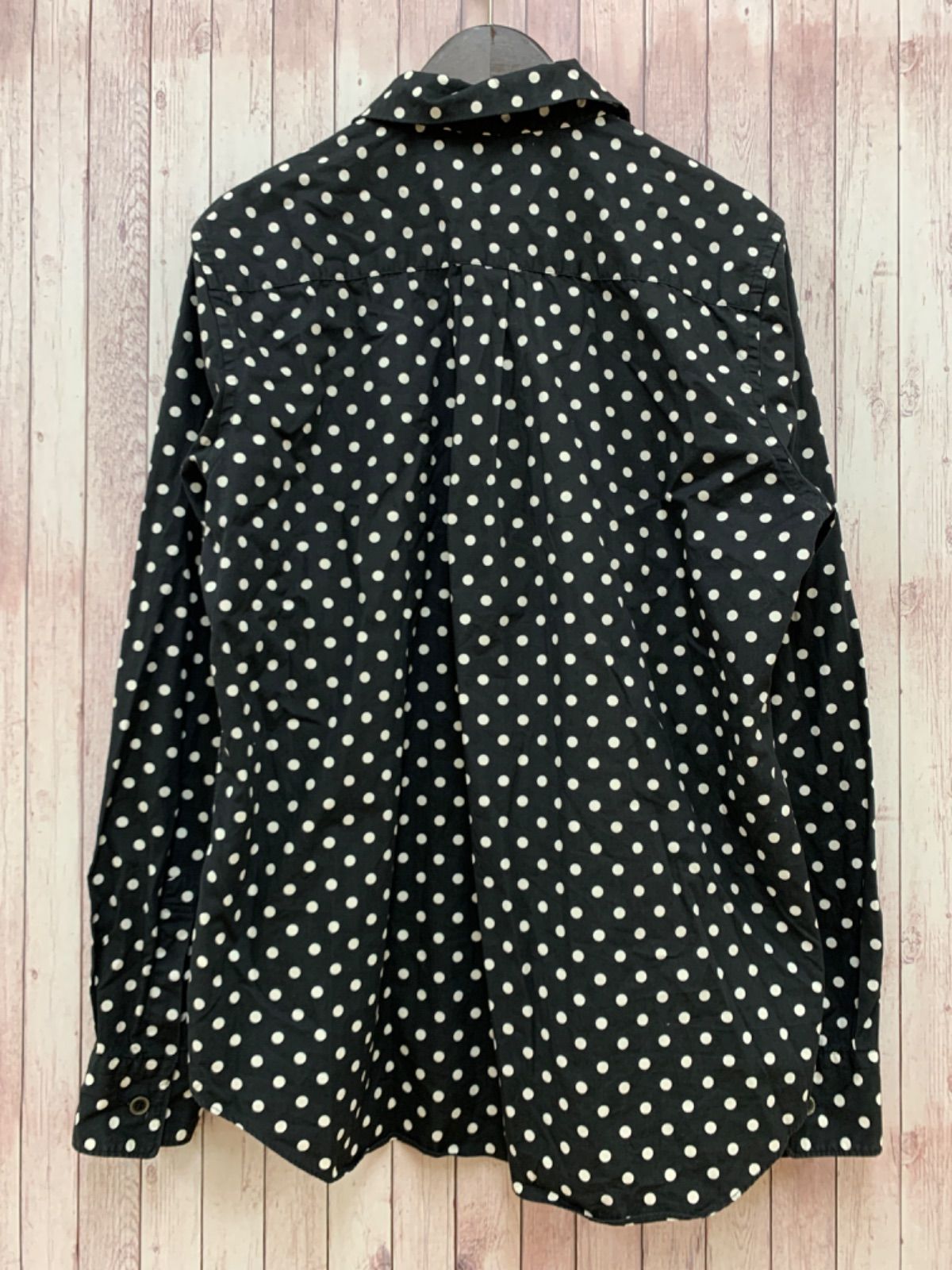 【新品未使用】Mサイズ ブラック コムデギャルソン ドットシャツ COMME des GARCONS コムデギャルソン CDG ドットシャツ ブラウス