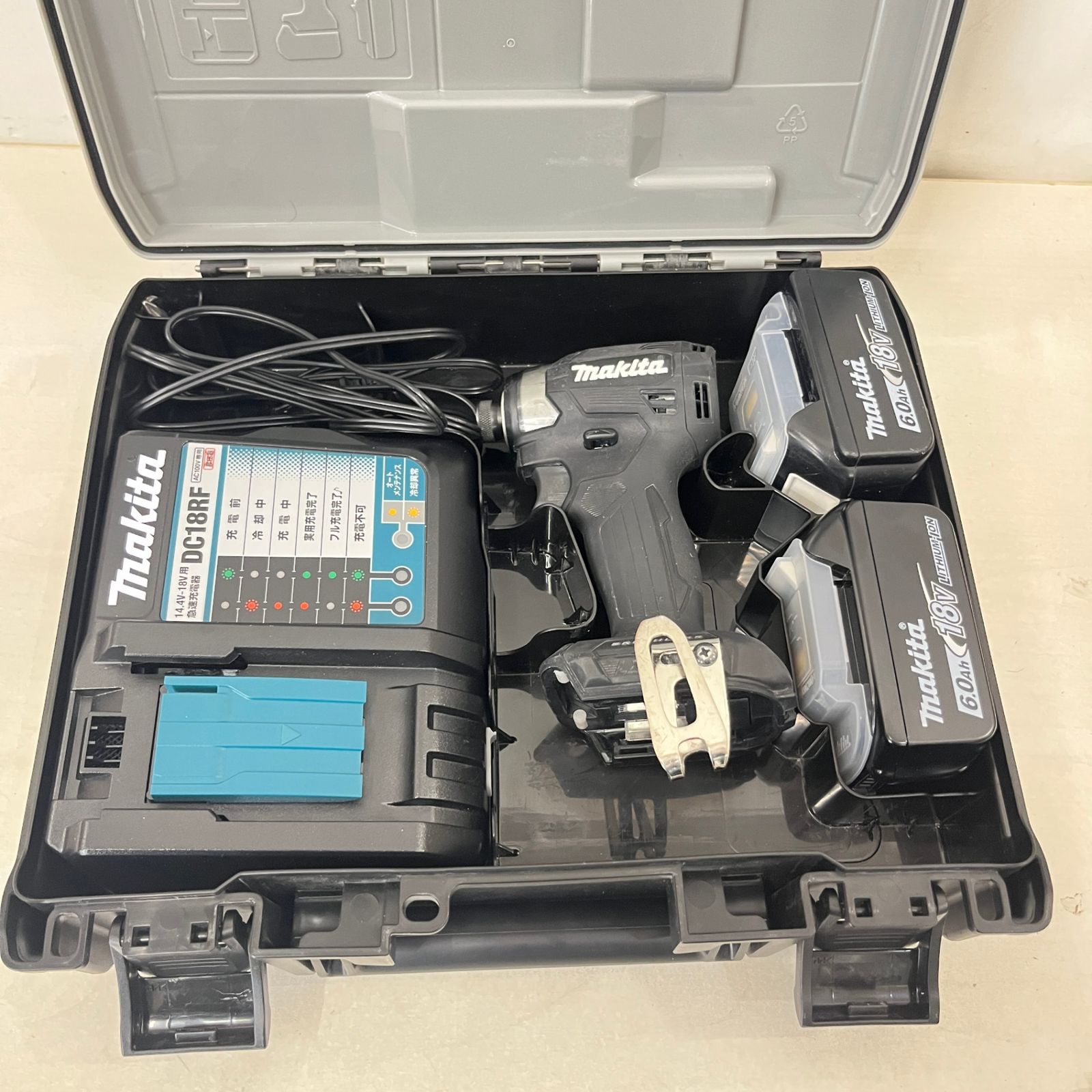 ジャンク】マキタ makita 18V 充電式インパクトドライバ TD173DRGXB 