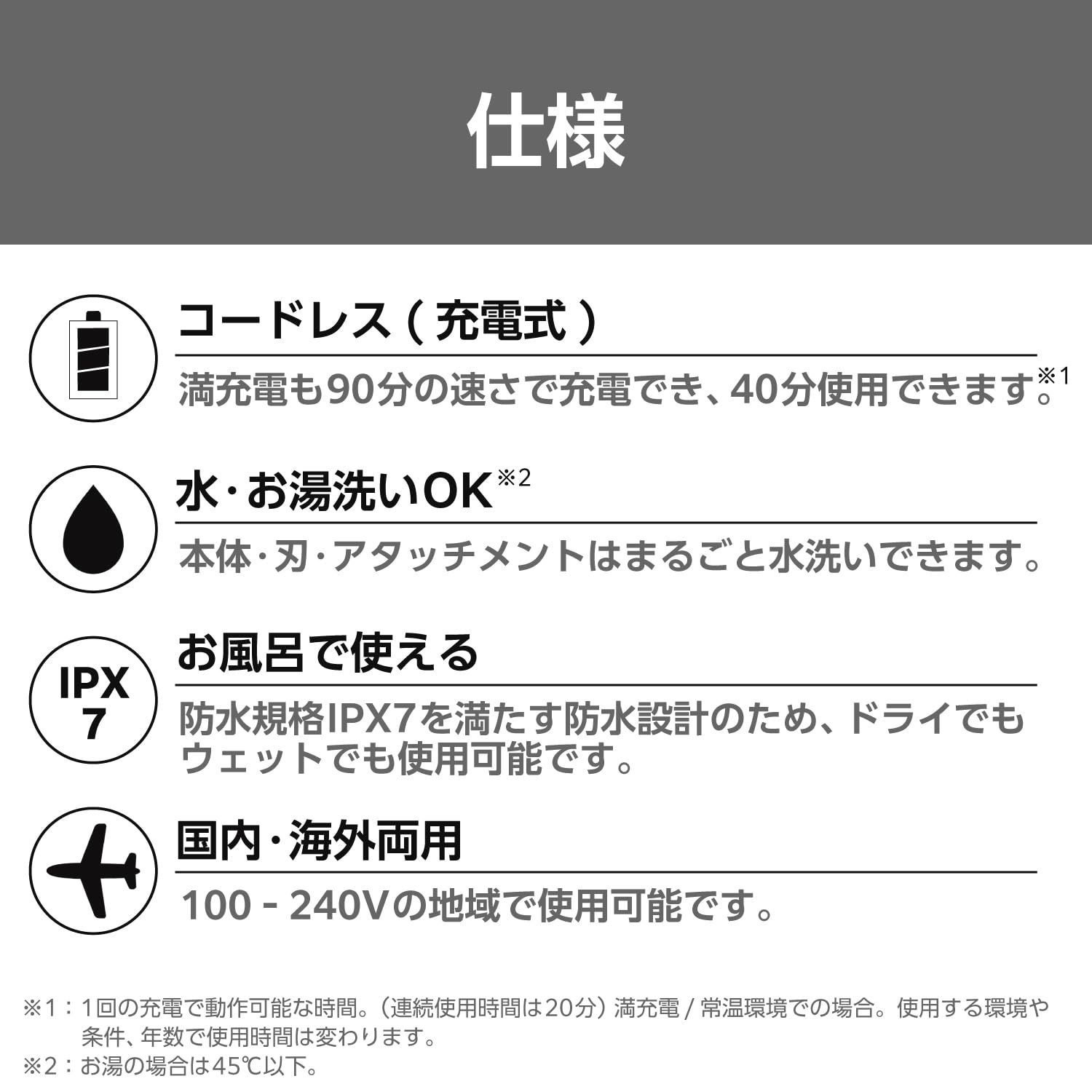 水洗いOK シルバー