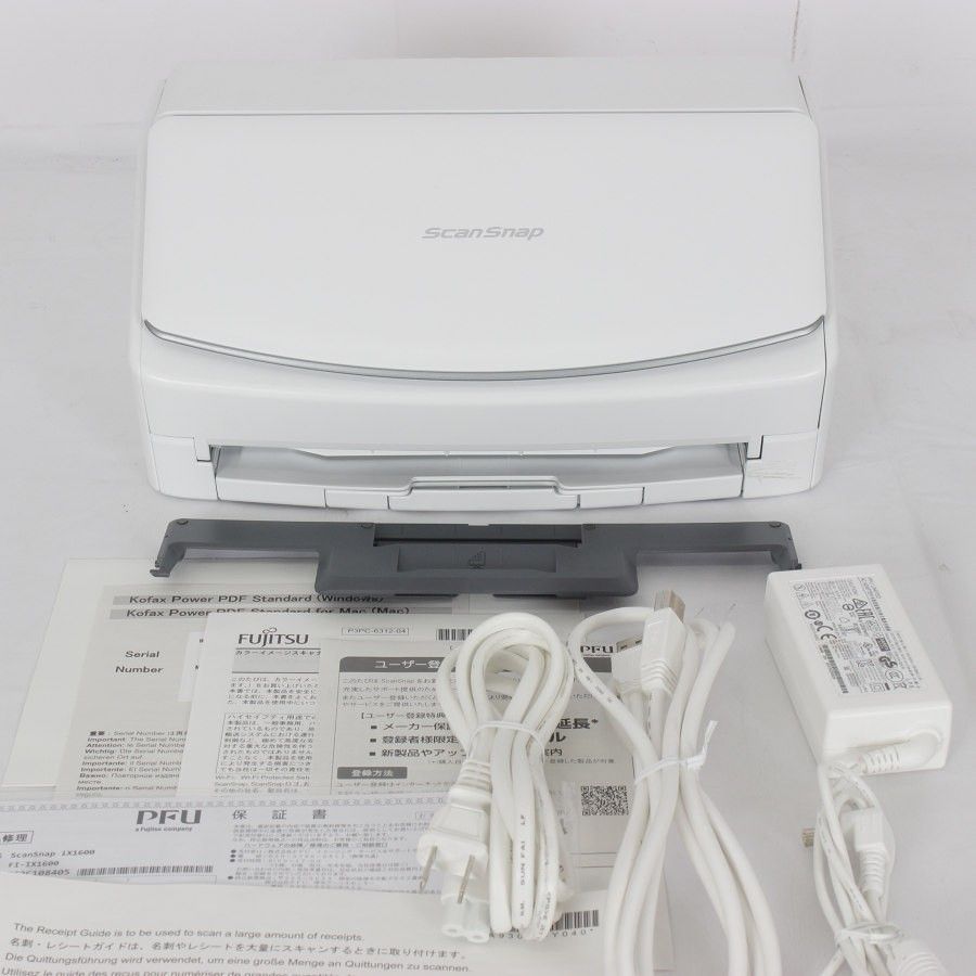 ScanSnap iX1600 ホワイト 富士通 ScanSnap iX1600 Touch Screen Scanner for PC and Mac (White)