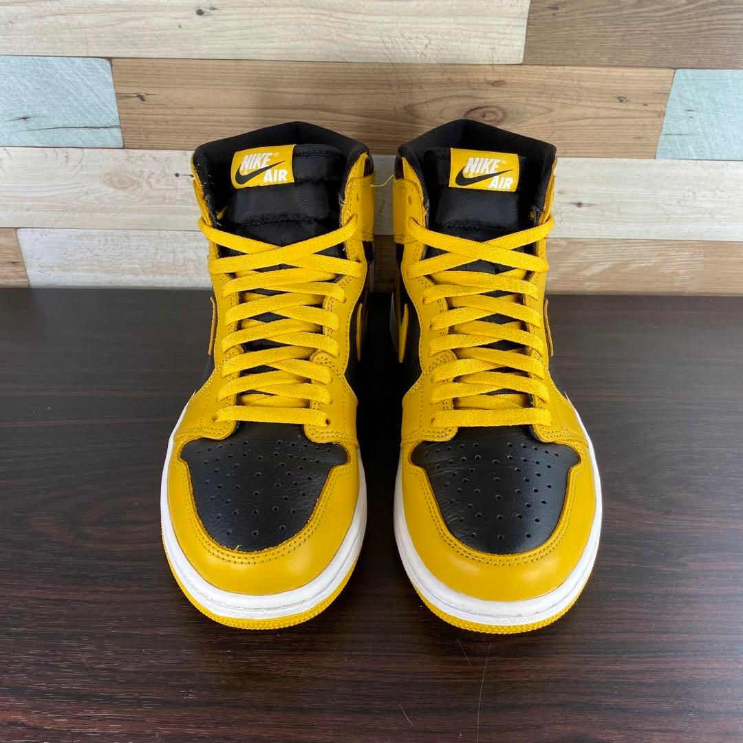 Nike Air Jordan 1 レトロOG パラン　黒/黄色/極美品 JORDAN BRAND AIR JORDAN 1 RETRO HIGH OG TAXI/BLACK-SAIL 22FA