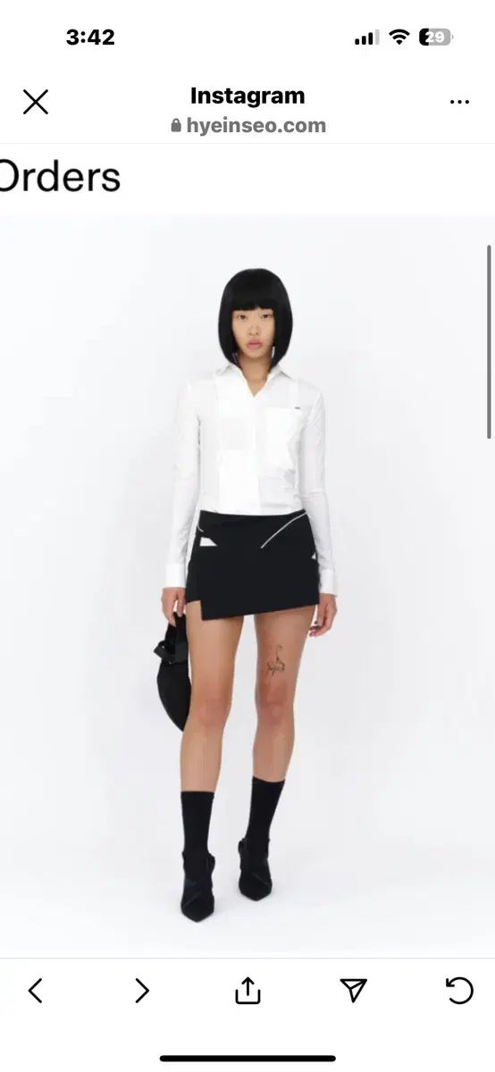 HYEIN SEO ヘインソ ラップスカート 2 3