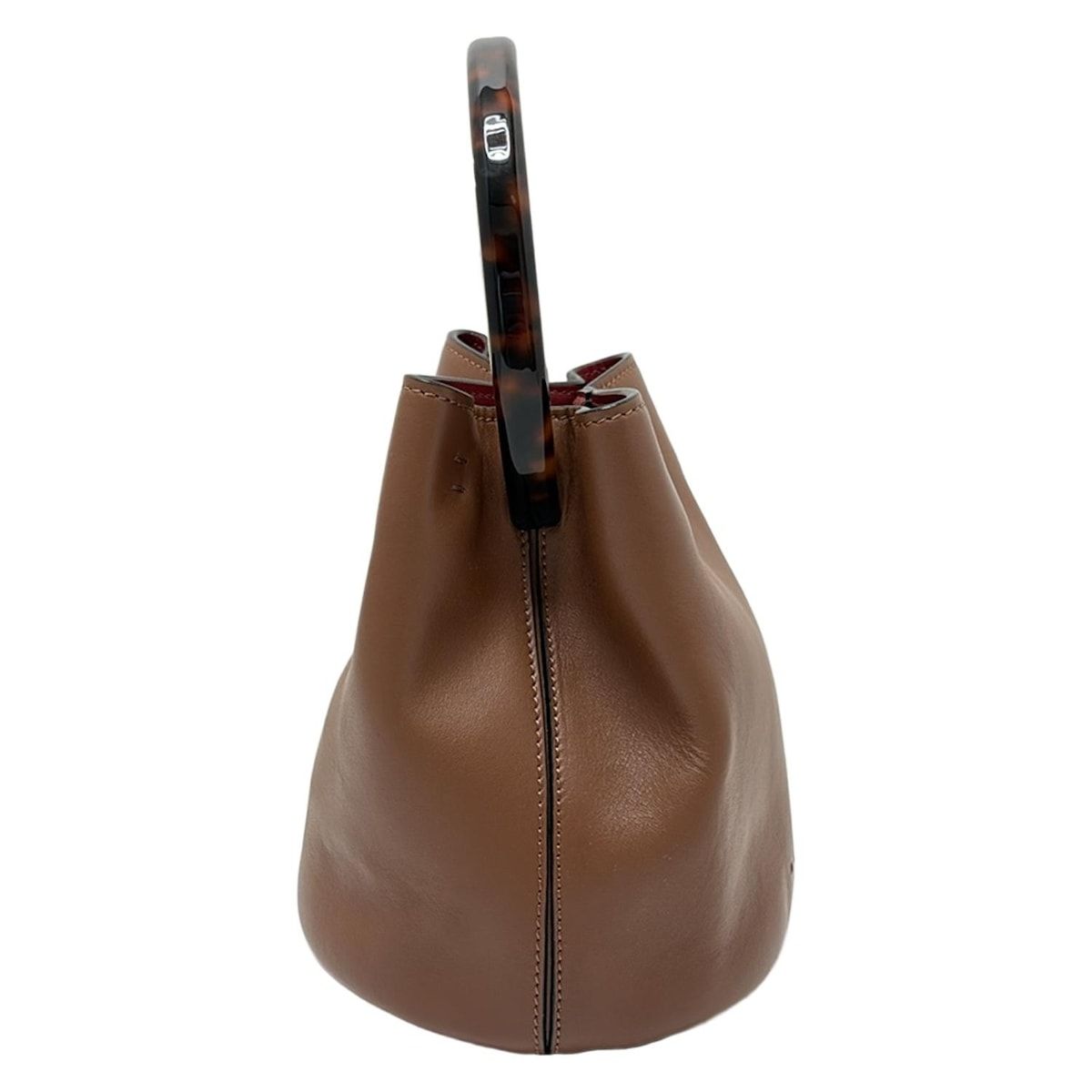 MARNI(マルニ) ハンドバッグ美品 パニエ ブラウン×ダークブラウン 