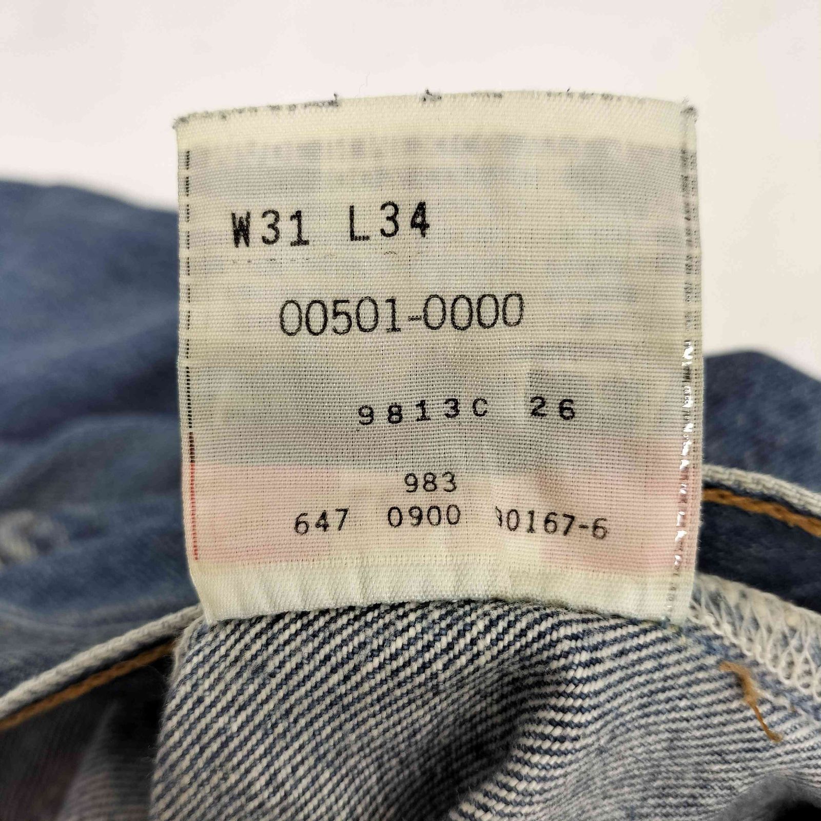 リーバイス Levis 00S メキシコ製 501XX ボタン裏刻印647 紙パッチ 5 