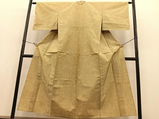 平和屋着物▽上質な紬 単衣 麻の葉文様 正絹 逸品 BAAT1004hv - メルカリ 