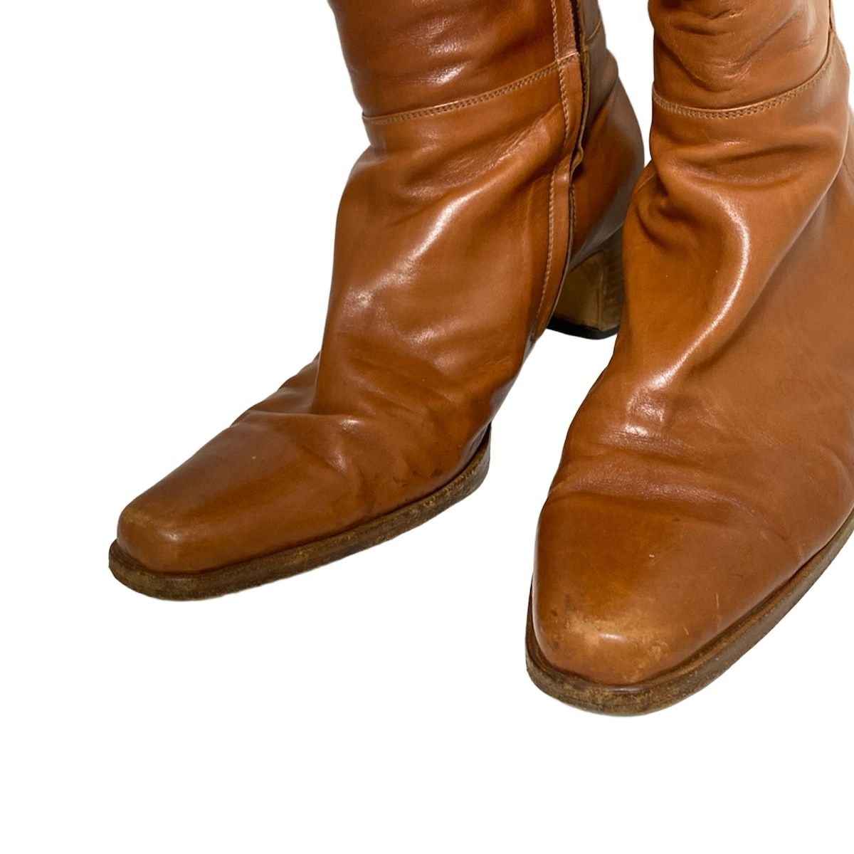 アンリークイール HENRY CUIR サイドジップブーツ 36 HENRY CUIR