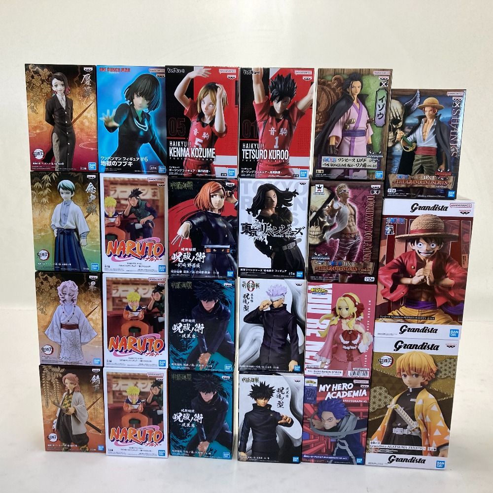 02w08234 プライズフィギュア まとめ売り 23個 ワンピース 呪術廻戦  