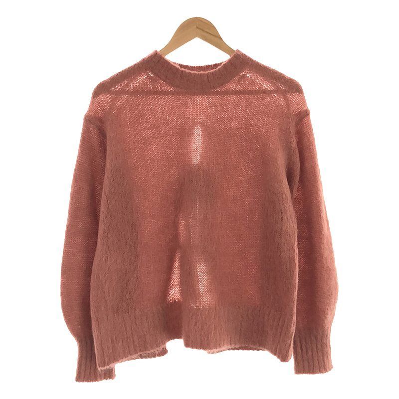 【美品】  Heriter / エリテ | 2022AW | Mohair pullover ニット | 38 | ピンク | レディース 美品】 Heriter / エリテ | 2022AW | Mohair pullover ニット | 38