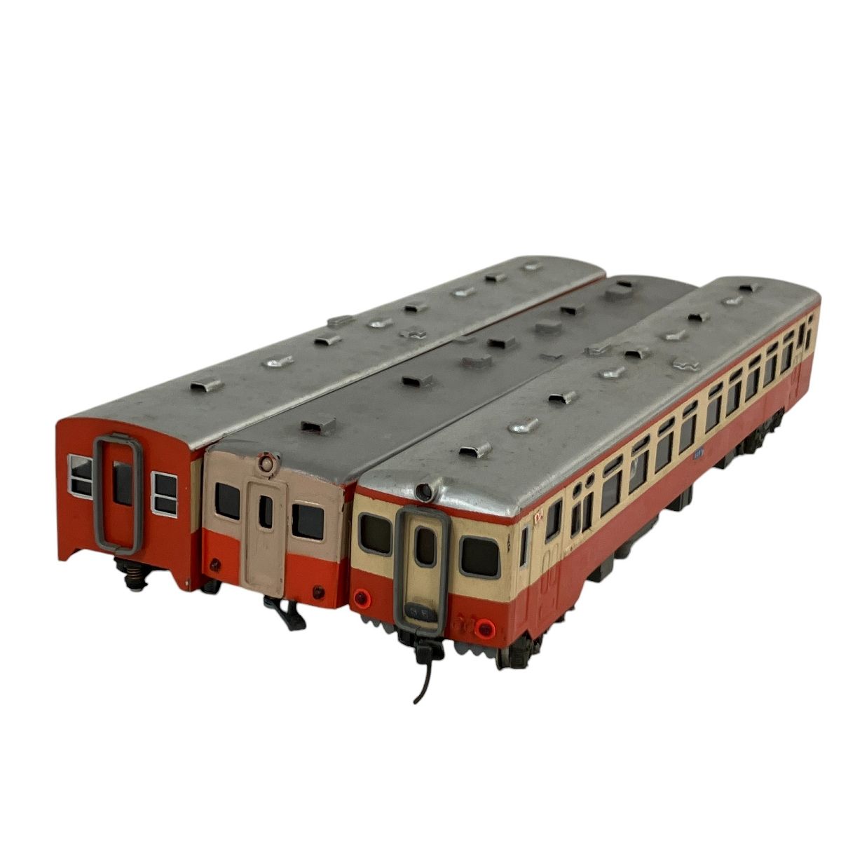【代引き不可】 メーカー不明 国鉄 キハ10系 ディーゼルカー 3両セット キット 鉄道模型