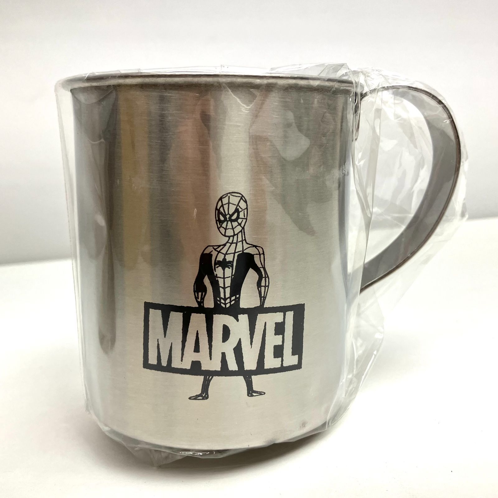 e) マーベル MARVEL ステンレスシングルマグ スパイダーマン/ヴェノム 
