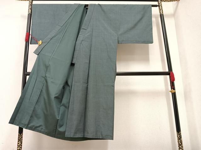 平和屋着物○男性 本場大島紬 アンサンブル 100亀甲 総詰め 正絹 逸品