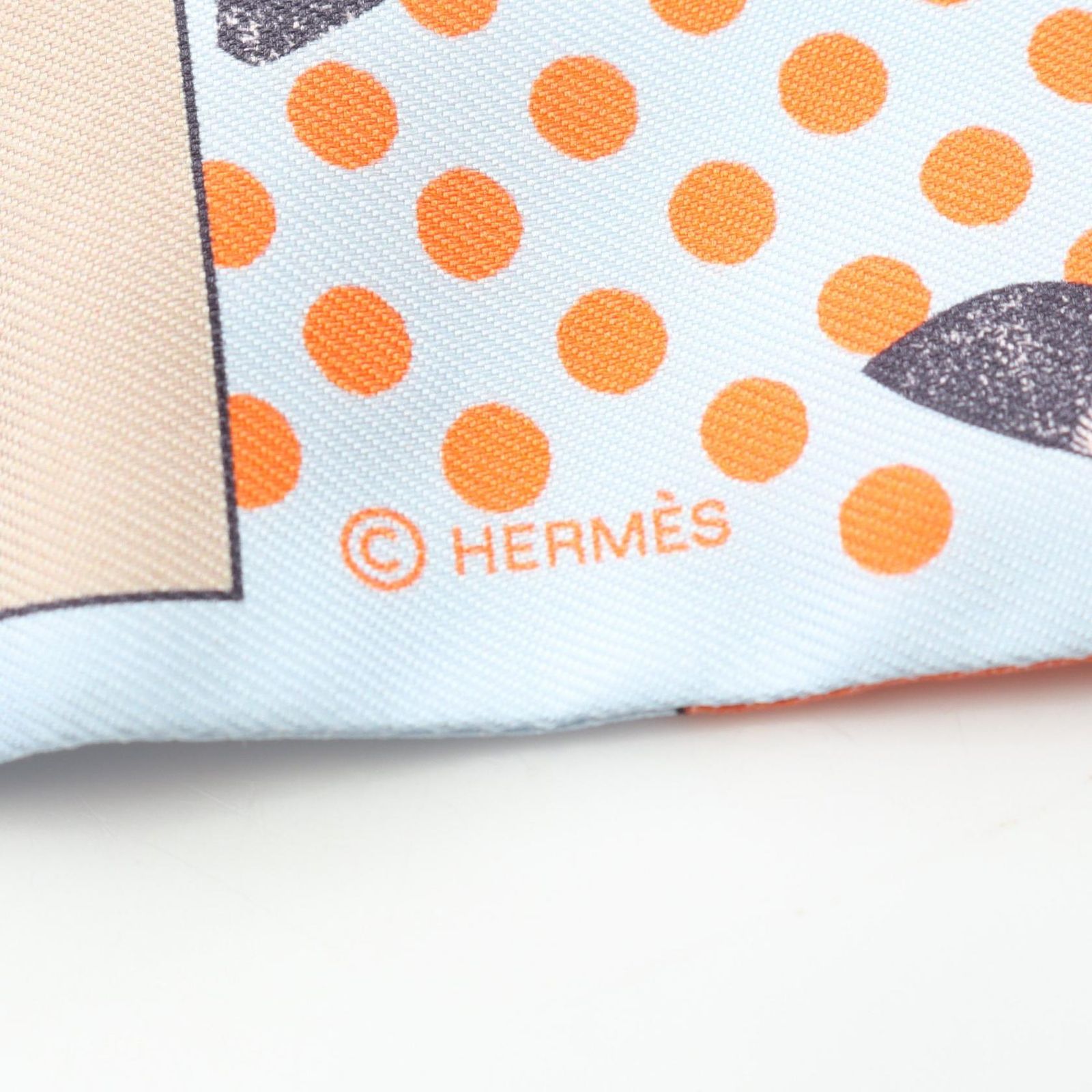 エルメス HERMES スカーフ ツイリー CAVALIER EN FORMES マルチ