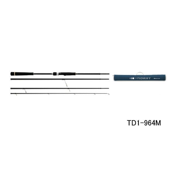 ≪ 25年3月新商品 ≫ メジャークラフト タイドリフト 1G 4ピースモデル TD1-964M 〔仕舞寸法 76.5cm〕