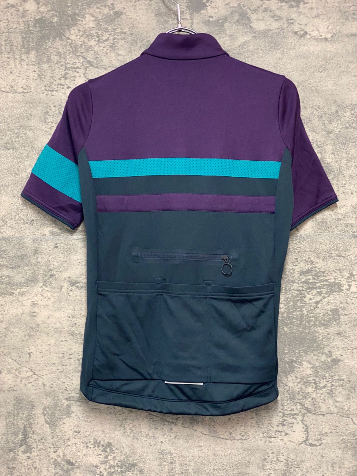 JM460 ラファ Rapha WOMEN S BREVET JERSEY Ⅱ 半袖 サイクルジャージ 紫 黒 レディース XS