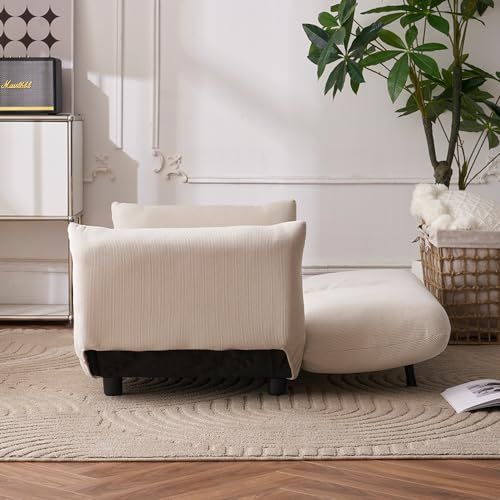 オーエスジェイ OSJ ソファーベッド ソファー 2人掛け ローソファ リクライニング クッション2個付き コンパクト ひじ掛け ベージュ