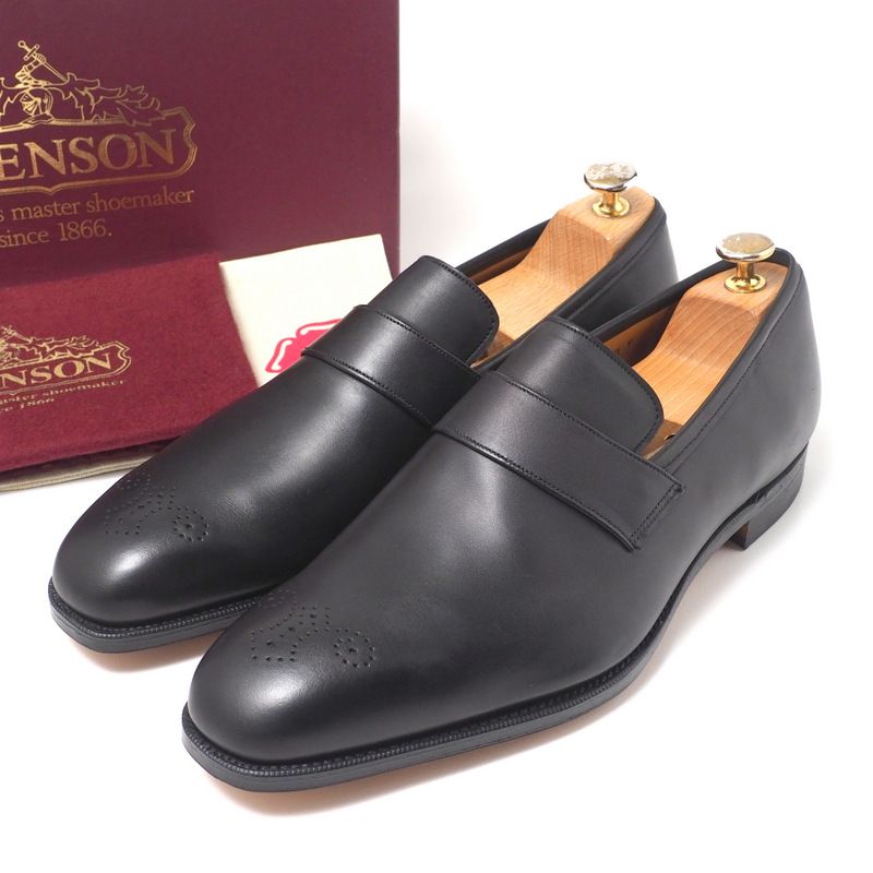未使用品GRENSON グレンソン ローファー サイズ9 グレンソン メダリオン スリッポン 革靴 イングランド製 20240805/RA0665