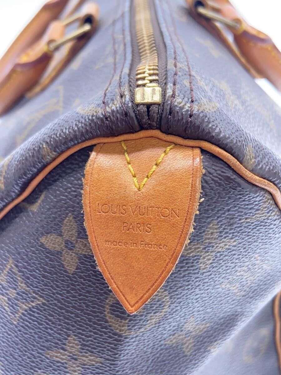 LOUIS VUITTON 1)スピーディ40_モノグラム・キャンバス_BRW PVC ブラウン M41522 - メルカリ