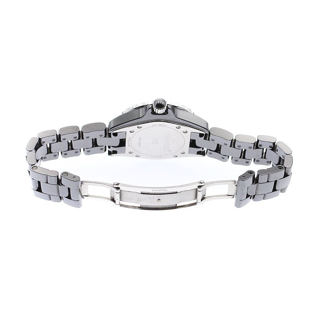 シャネル CHANEL H3828 J12 インテンスブラック クォーツ レディース  