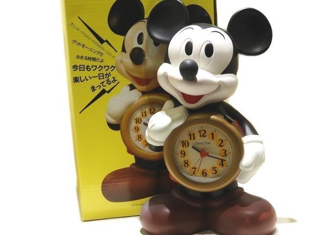 全てのアイテム 目覚まし時計 S 昭和レトロ Disney quartz ディズニー 